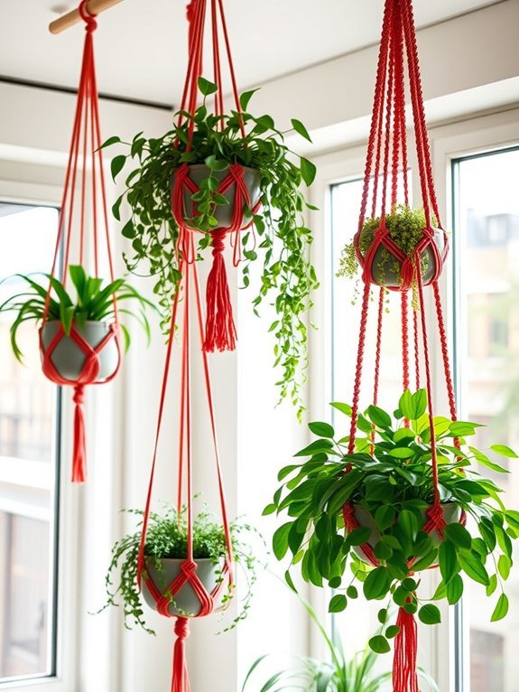 14 Indoor Garden Decor Ideas for Apartment Living 7 creative knotting for plants