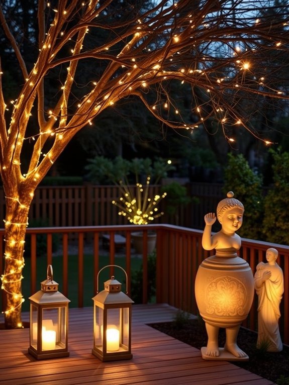 11 Modern Garden Decor Ideas for Suburban Homes 8 creative lighting for atmosphere