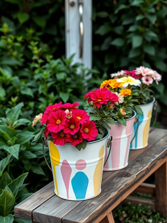10 Unique Garden Containers That Stand Out 5 creative metal bucket designs