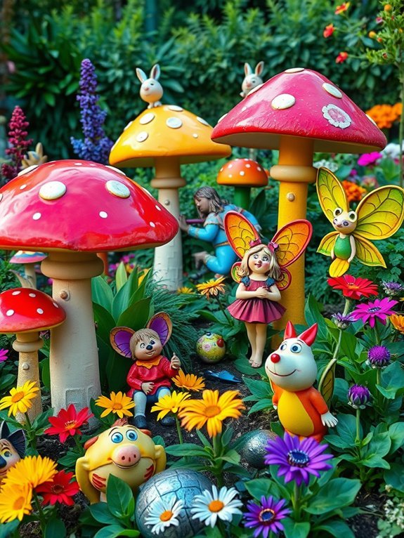 17 Unique Garden Decor Trends You’ll Want to Try This Year 2 creative outdoor art pieces