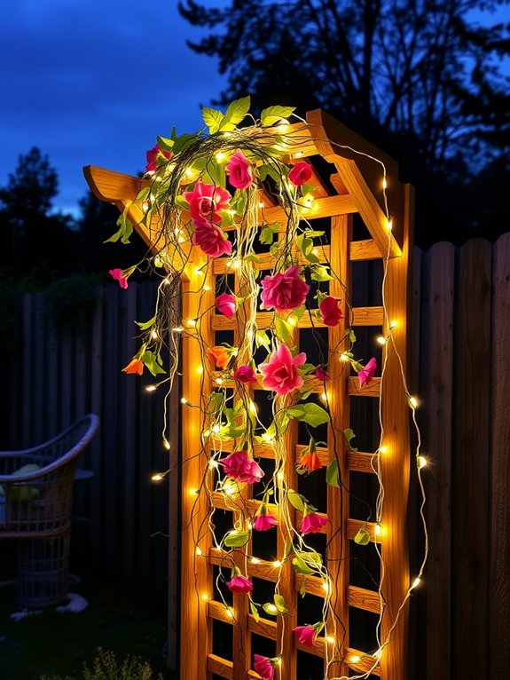 creative wall mounted fairy lights
