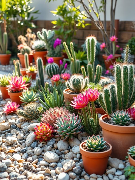 16 Creative Ways to Display Flowers in Your Garden 11 cultivate succulent cactus garden