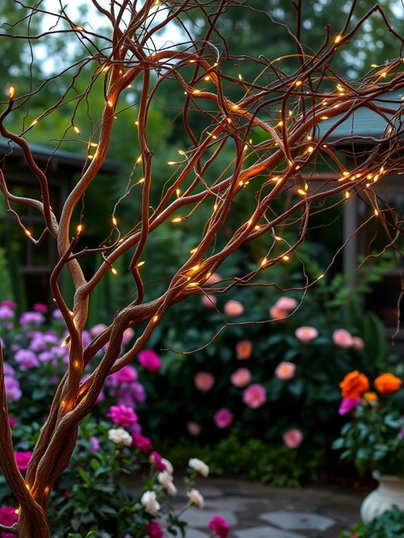 16 DIY Garden Lighting Ideas to Enhance Your Outdoors 16 curved intricate lighting design