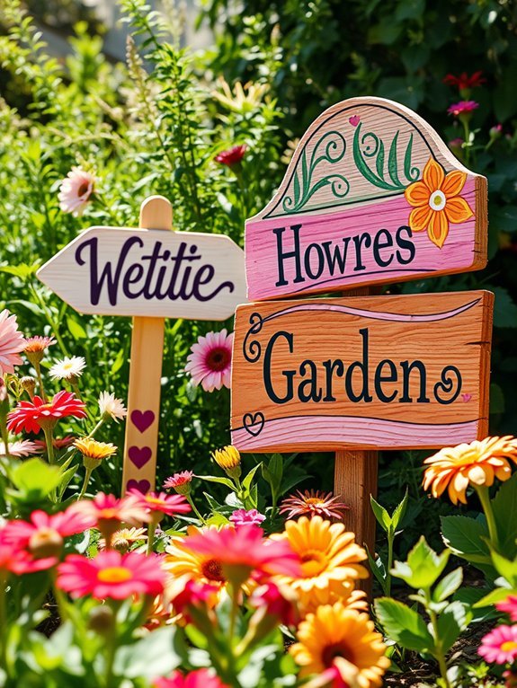 9 Bohemian Garden Art Ideas for a Personalized Touch 6 custom decorative outdoor markers