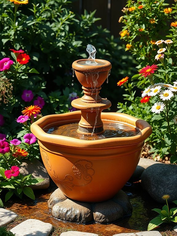 13 Beautiful DIY Garden Fountains to Make at Home 9 decorative garden water feature