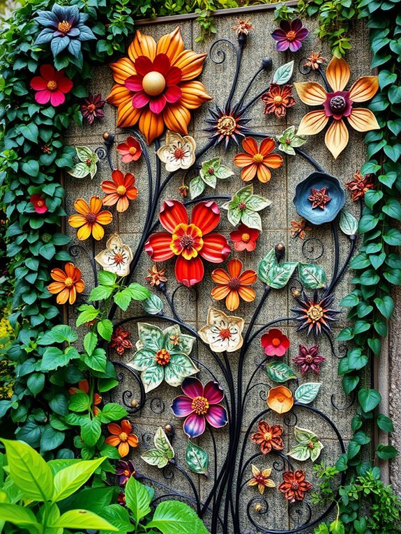 20 Stunning Garden Wall Art Ideas to Personalize Your Yard 4 decorative metal wall sculpture