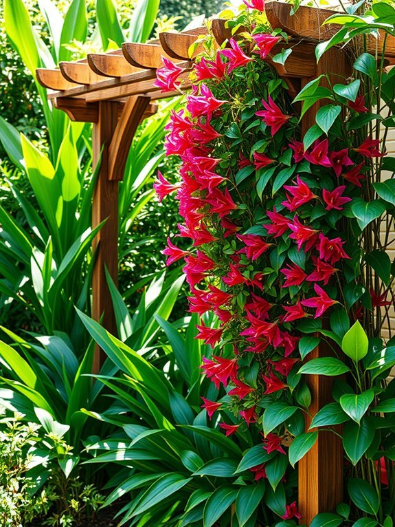 20 Garden Decor Ideas for Tropical Gardens 9 decorative support for plants