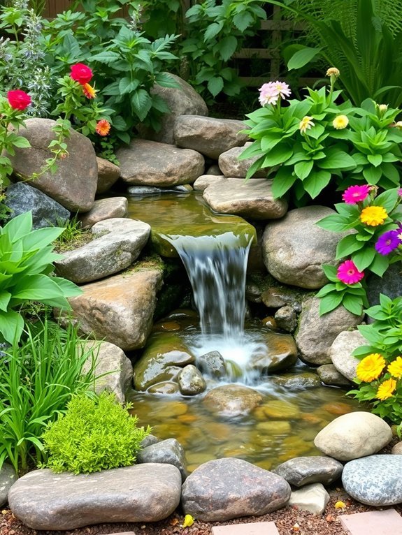18 Easy-to-Maintain Garden Water Features for Busy People 4 delicate cascading water features