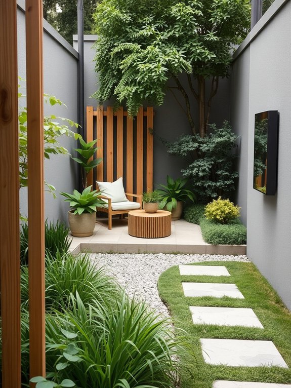 10 Minimalist Garden Decor Ideas for Small Gardens 10 design areas with dividers