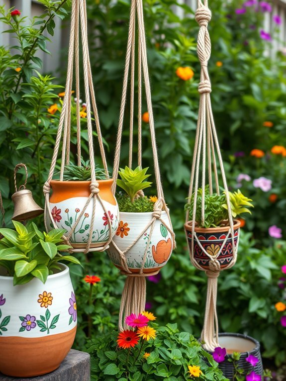 10 Creative Bohemian Garden Accents for a Relaxed Vibe 7 distinctive plant containers collection