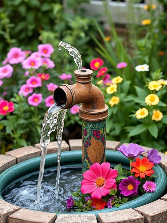 13 Beautiful DIY Garden Fountains to Make at Home 14 diy outdoor water feature