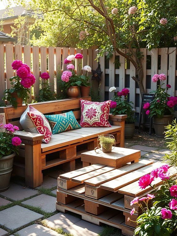 12 Recycled Garden Decorations You Can Make Yourself 9 diy wooden pallet furniture