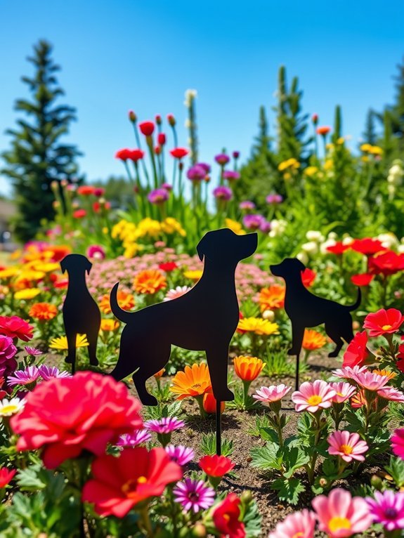 15 Cute Garden Decorations for Dog Lovers 14 dog shaped yard decorations