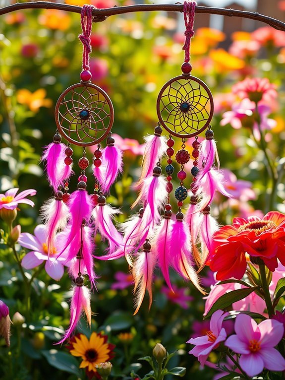 9 Bohemian Garden Art Ideas for a Personalized Touch 5 dreamcatchers enhance garden aesthetics