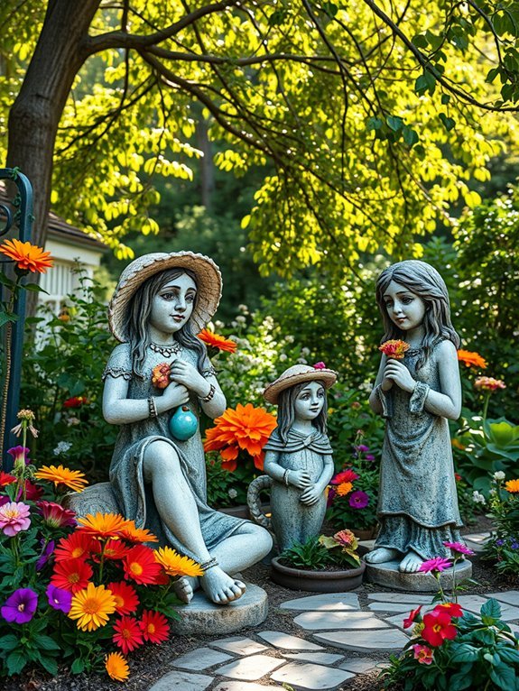 9 Bohemian Garden Art Ideas for a Personalized Touch 9 eclectic outdoor decorative sculptures