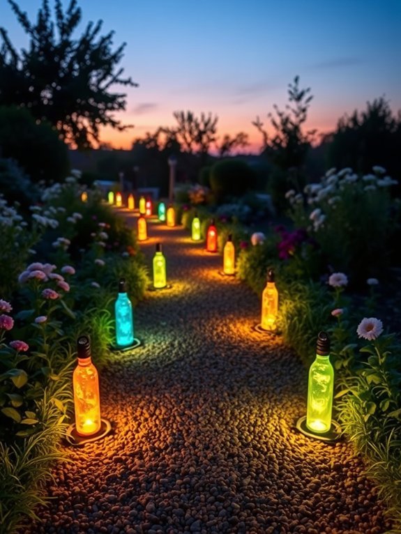 eco friendly bottle path lights