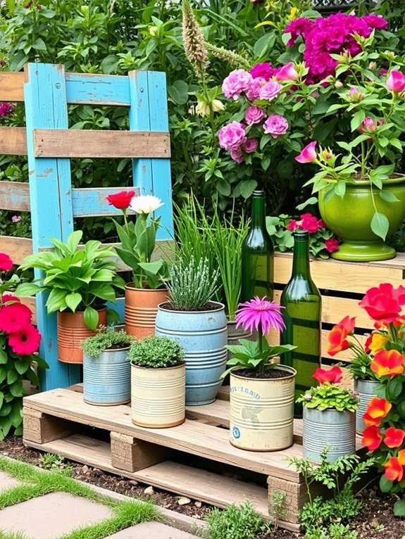 30 Beautiful Garden Decor Ideas for Beginners 19 eco friendly garden embellishments