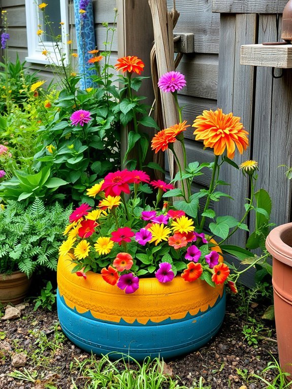 eco friendly planter recycling project