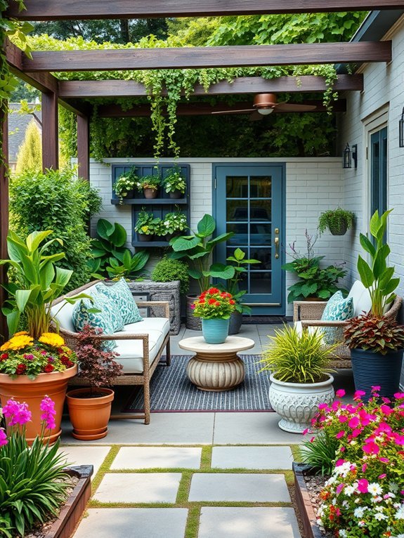 18 Garden Decor Ideas for a Stylish Outdoor Lounge 19 edible plants for beauty