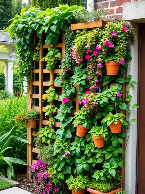 efficient space vertical gardening