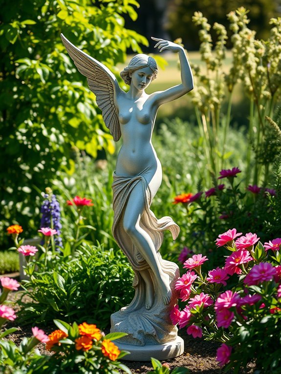 17 Elegant Garden Statues for a Timeless Look 9 elegant ethereal ballet dancer