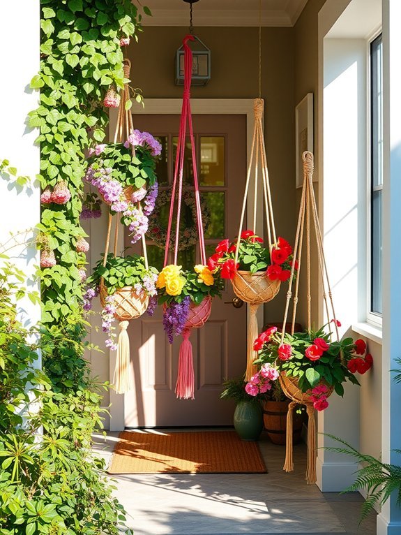 elegant floral entrance decoration