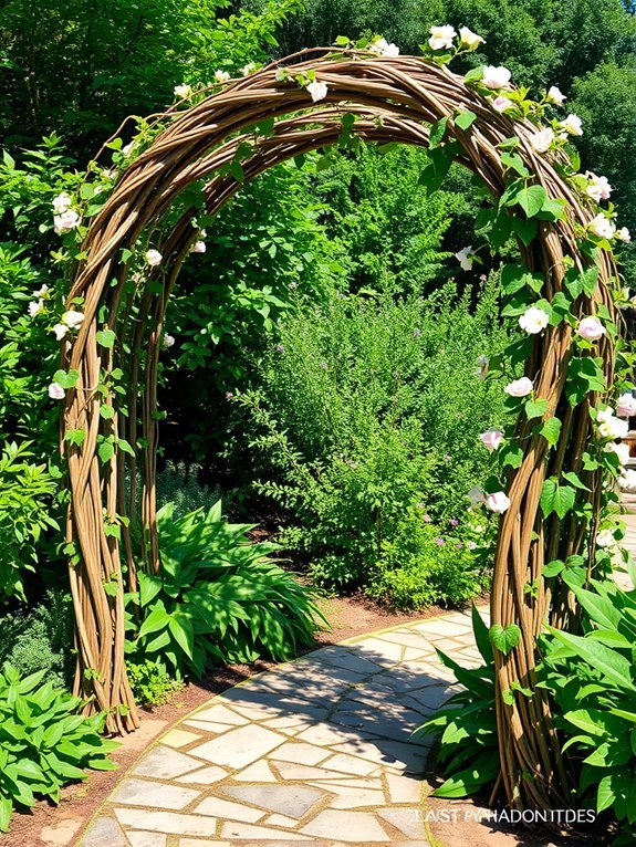 20 Beautiful Rustic Garden Accents to Enhance Your Yard 20 elegant garden support structure