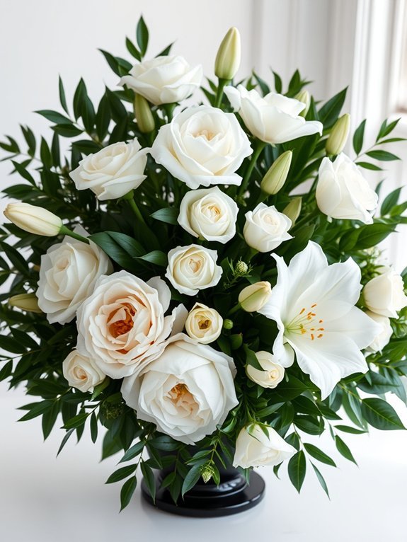 15 Stunning Flower Arrangements for Your Garden 3 elegant monochrome aesthetic design