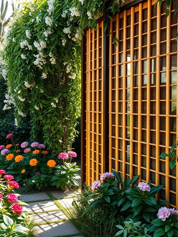 13 Gorgeous Garden Privacy Screens You’ll Love 4 elegant natural wall d cor