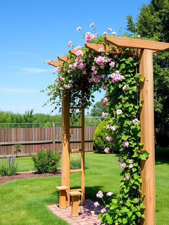 elegant outdoor garden structures