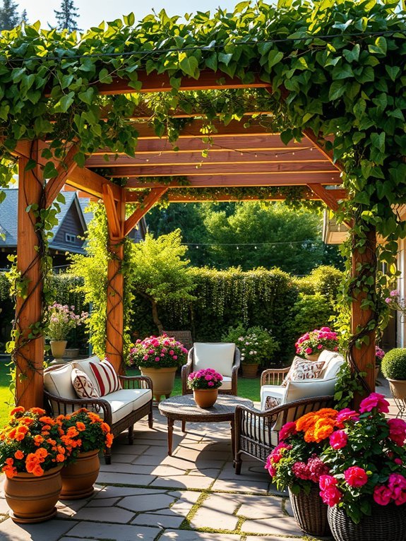 17 Stunning Garden Patios With Creative Decor Ideas 10 elegant outdoor shade structures