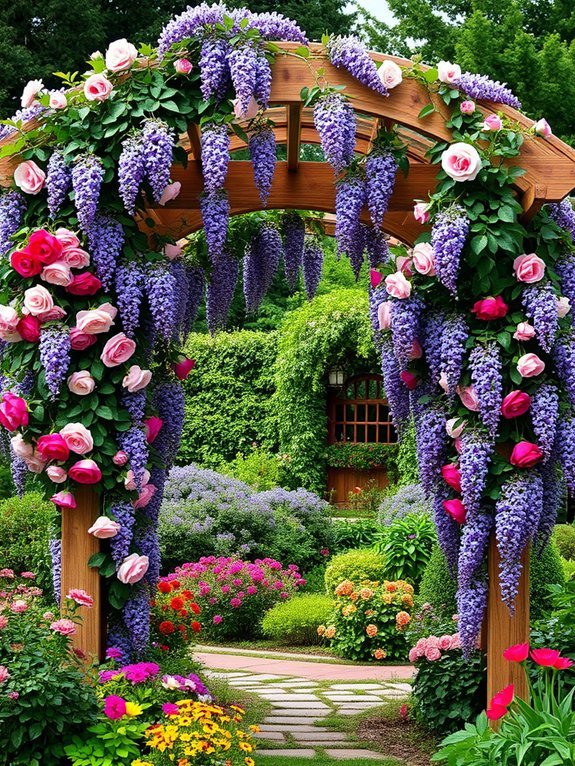 elegant outdoor structure accents