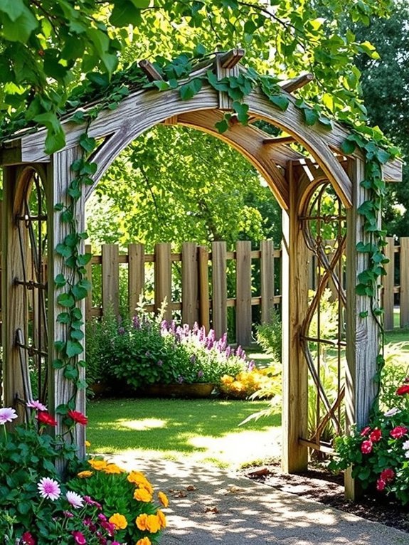 17 Rustic Wooden Garden Decor Ideas for a Timeless Look 9 elegant outdoor wooden structures