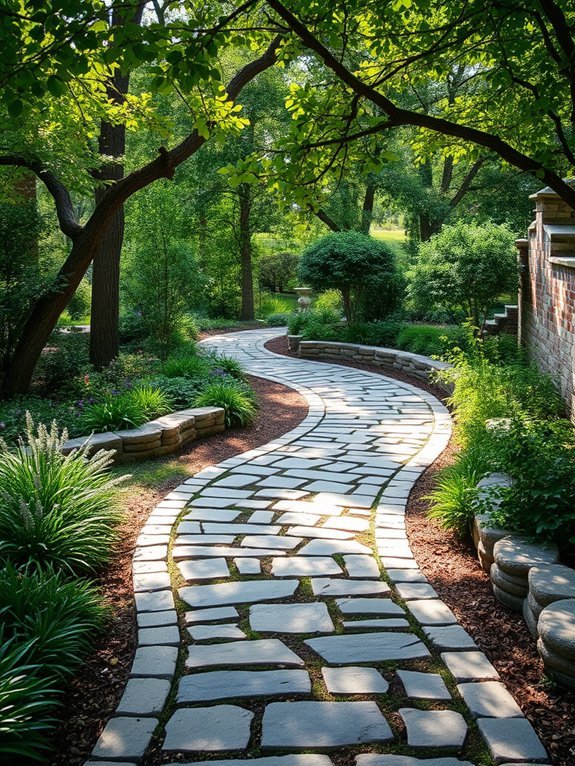 9 Natural Stone Garden Path Ideas for a Rustic Look 2 elegant stone pathways craftsmanship