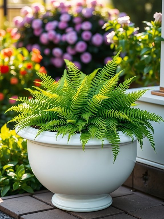 11 Beautiful Ceramic Planters for Your Garden 2 elegant white ceramic planter