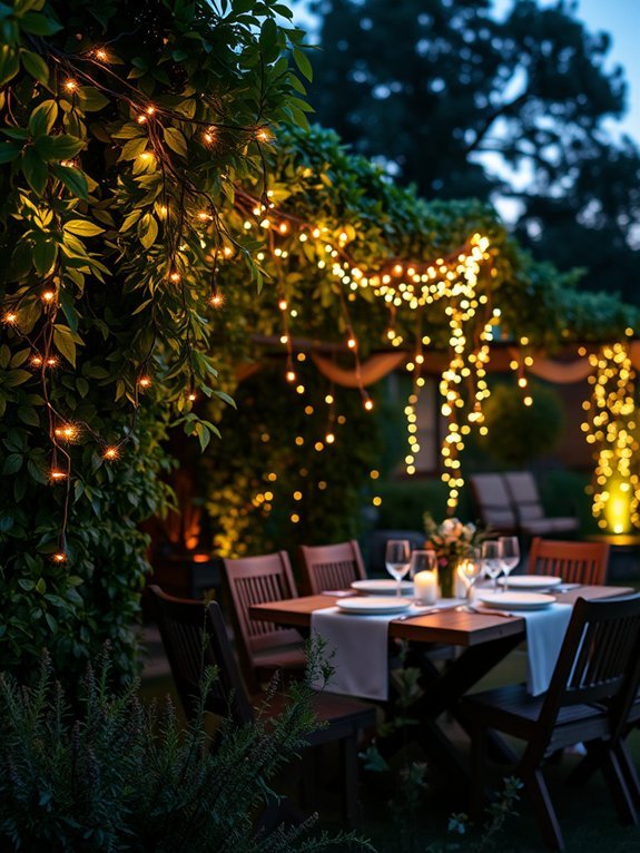 13 Outdoor Lighting Ideas for Romantic Garden Ambience 2 enchanting illuminated decorations shimmering