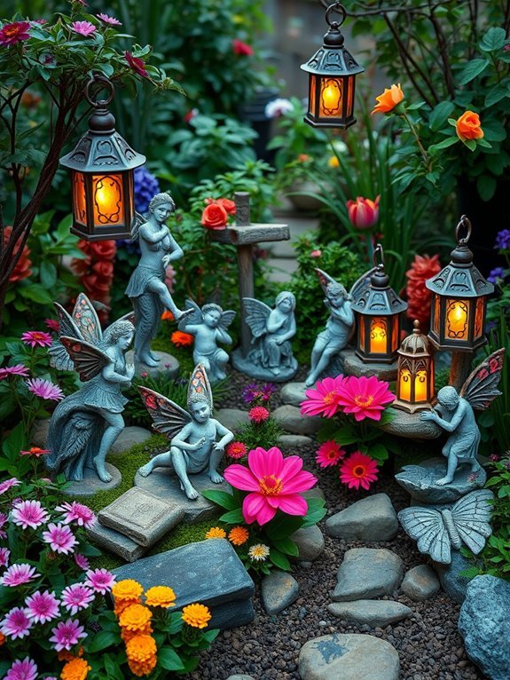 17 Elegant Garden Statues for a Timeless Look 4 enchanting miniature garden art