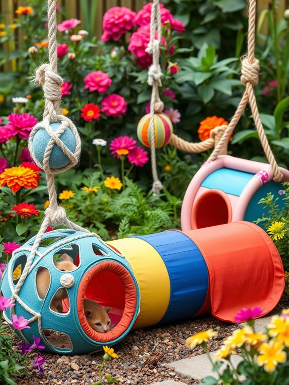 16 Ideas for Creating a Pet-Friendly Garden Decor 16 engage with interactive toys