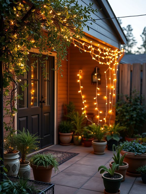 15 Clever Garden Decor Ideas for Small Outdoor Spaces 8 enhance atmosphere with illumination