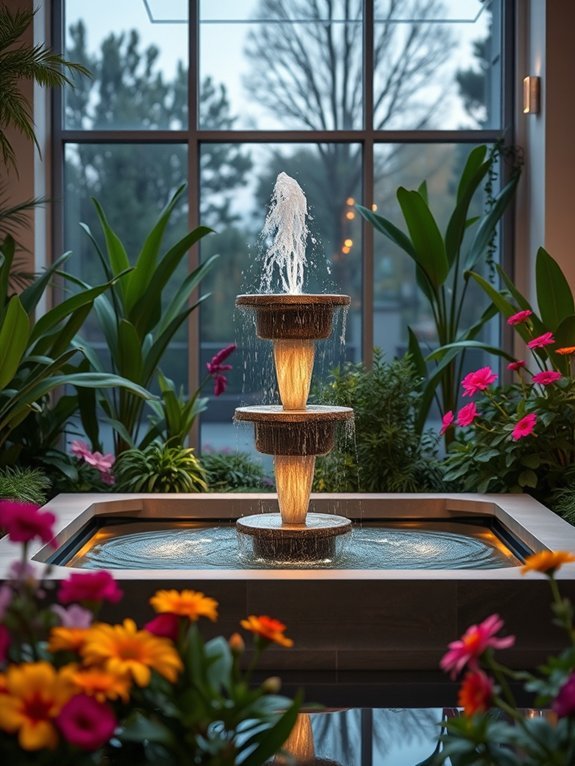15 Creative Water Fountain Ideas for Your Garden 14 ethereal flowing water feature
