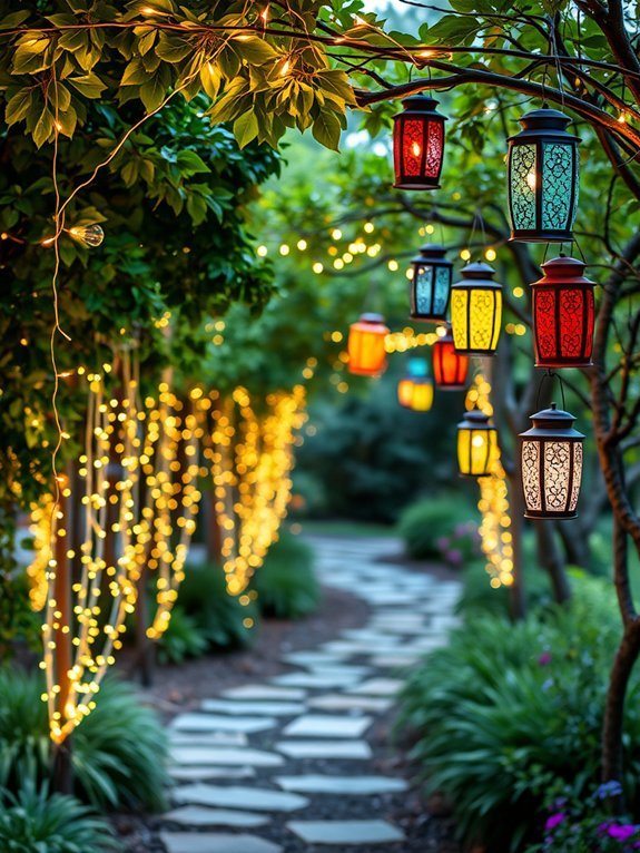 15 Stunning Garden Decor Ideas for Every Season 8 evening ambiance with lights