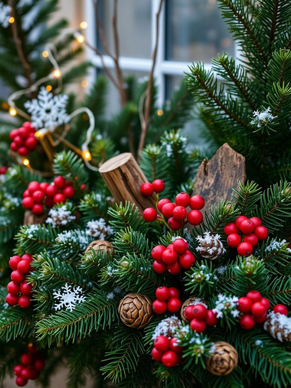 14 Cozy Winter Garden Decor Ideas for Cold Months 7 evergreen holiday decorations ideas