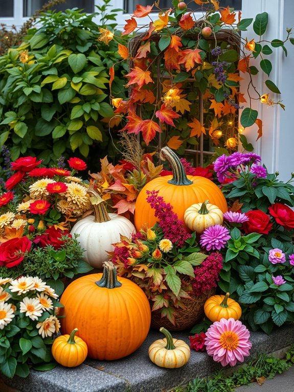 25 Creative Ways to Style Your Garden With Decor 23 festive seasonal embellishments display