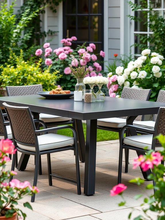 16 Best Garden Furniture Pieces for Year-Round Comfort 4 flexible meal time solution