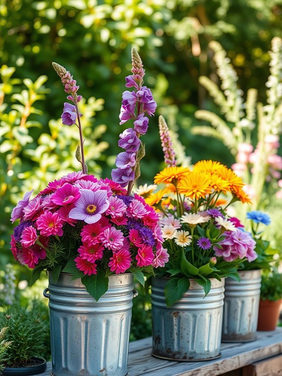 16 Creative Ways to Display Flowers in Your Garden 15 flower arrangement in containers