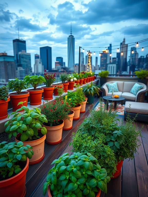 10 Modern Garden Decor Ideas for City Dwellers 10 fresh herbs in urban spaces