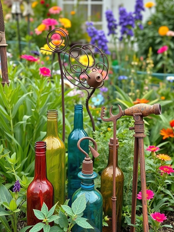 17 Ways to Attract Wildlife to Your Garden With Decor 18 garden art recycling ideas