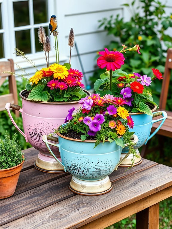 10 Creative DIY Garden Planters You Can Make at Home 10 garden planter using colander