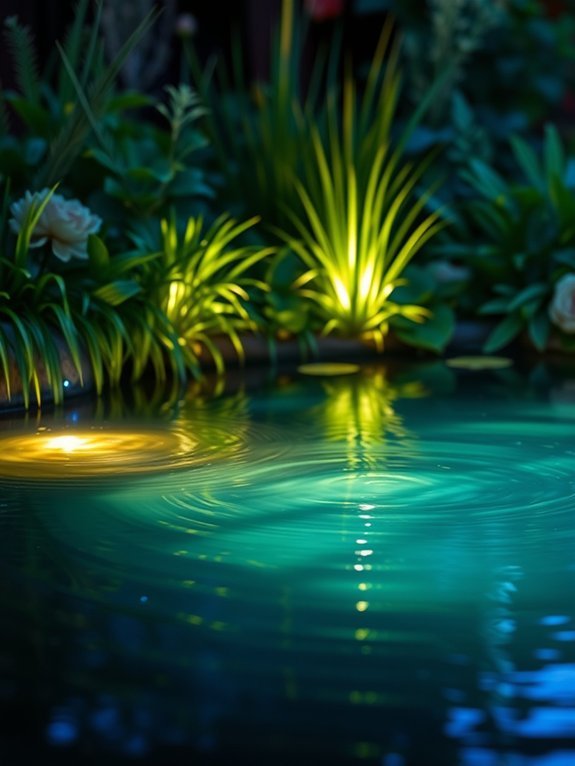 18 Modern Garden Lighting Ideas to Brighten Your Yard 6 garden pond underwater illumination