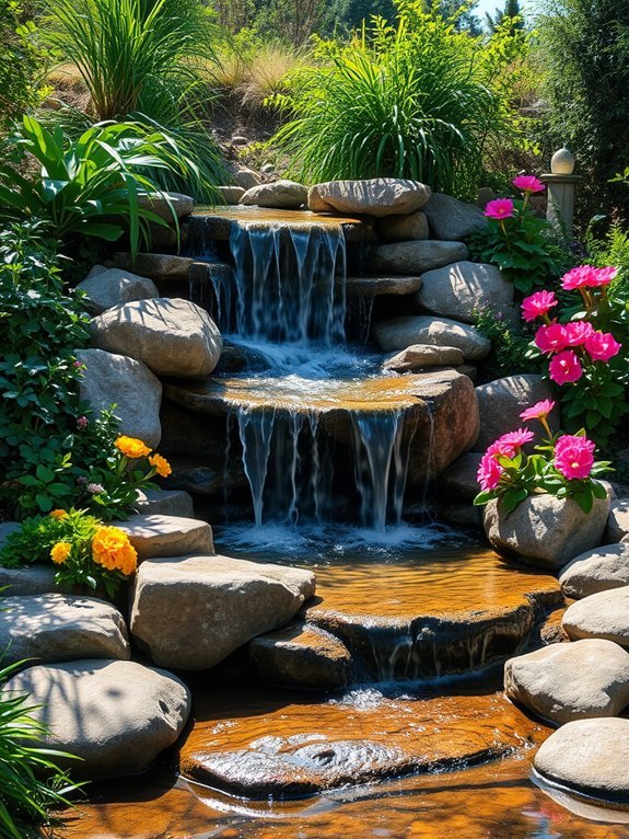 10 Stunning Garden Water Features You’ll Want to Copy 4 graceful flowing water feature